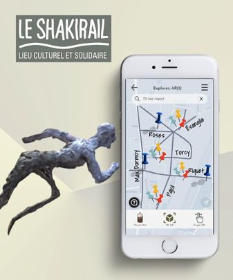 The Shakirail in Paris is an artist residency located in the 18th neighborhood